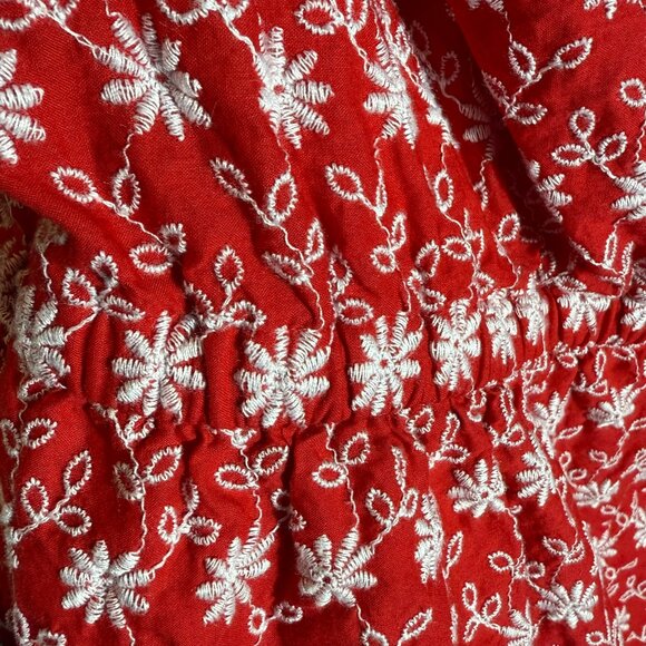 Lane Bryant Red Embroidered Romper – Plus Size 18 - Picture 6 of 13